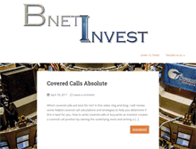 Tablet Screenshot of bnetinvest.com